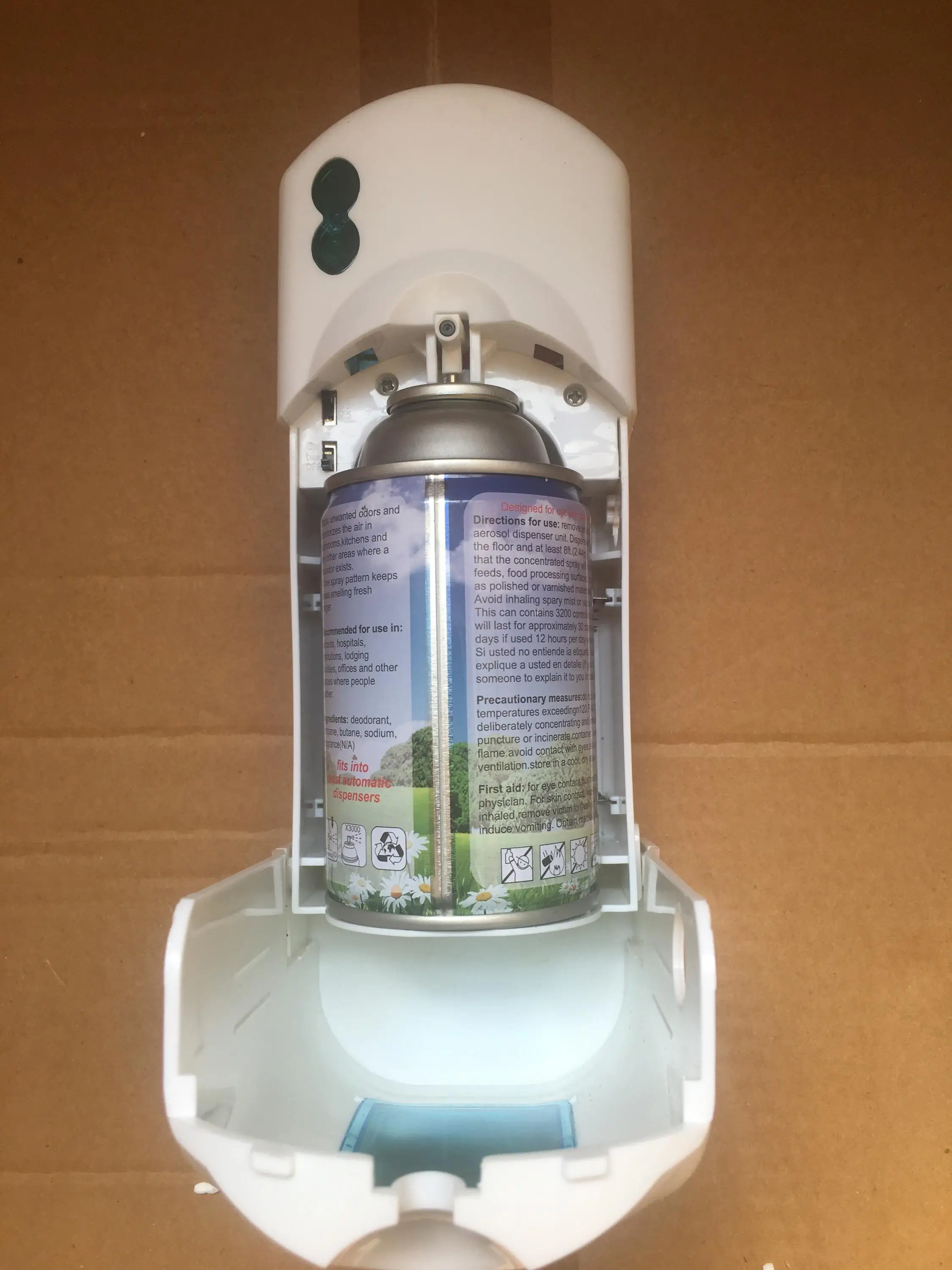 Auto Air Freshener Toilet Perfume Dispenser Automatic Spray Aerosol