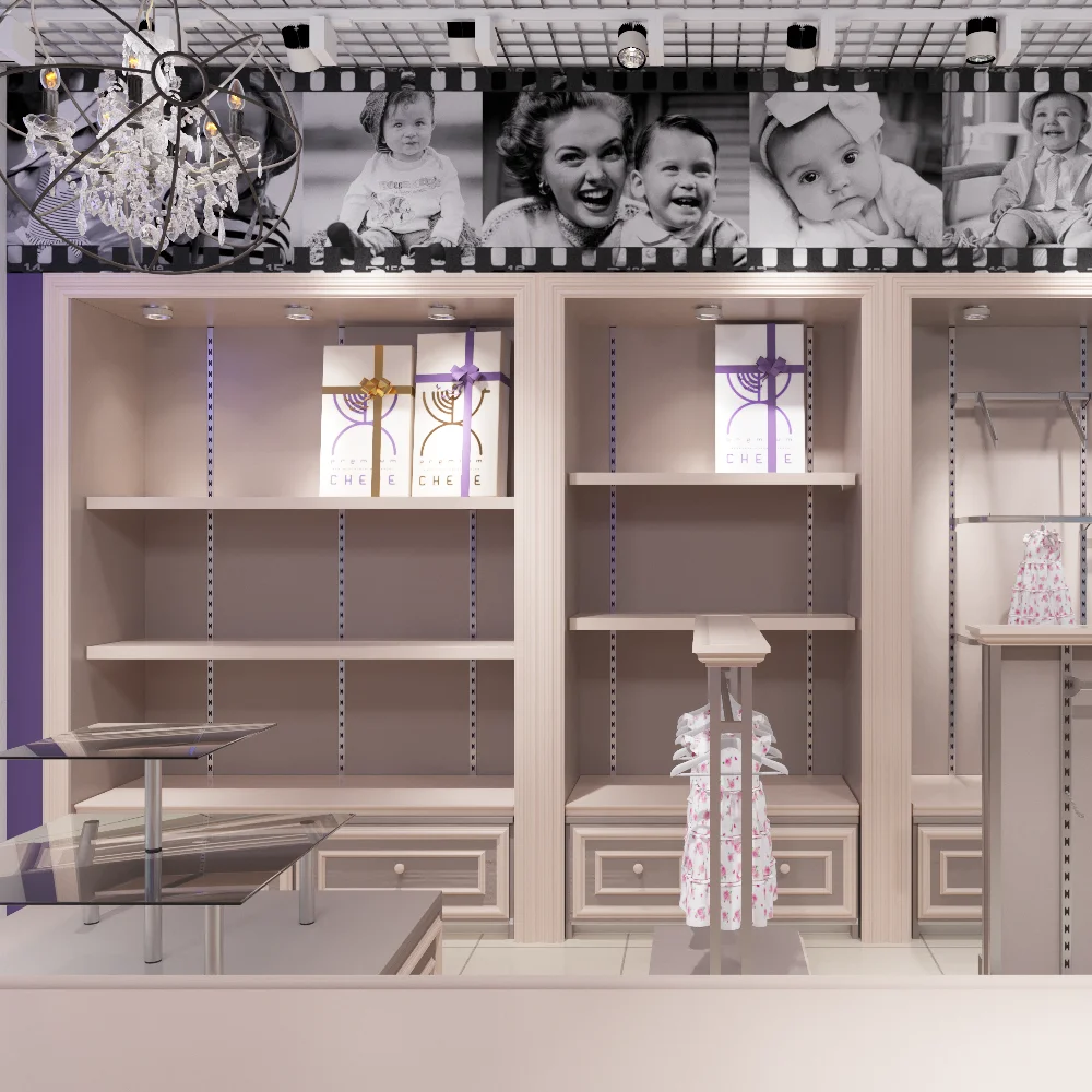 Free And Creative Baby Clothes Shop Interior Design From Guang Zhou