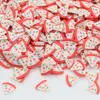 China yiwu 5mm Kawaii Pizza Fimo polymer Clay Slice Sprinkles 3d Food Nail Art Decoration Slime Accessories