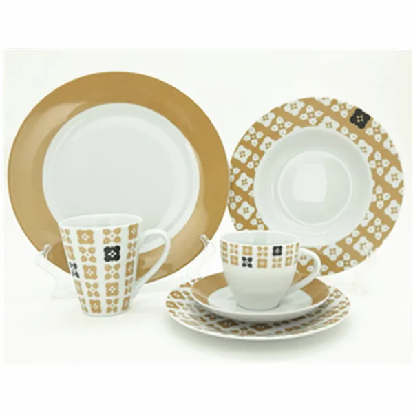 
Wholesale Fancy German Porcelain Dinnerware Set Tableware 