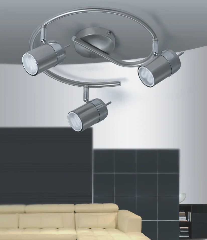 New industrial GU10 230V brushed nickel flush mount in ceiling spotlights chrome kitchen ceiling lights
