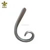 Ornamental wrought iron C scroll fence decoration