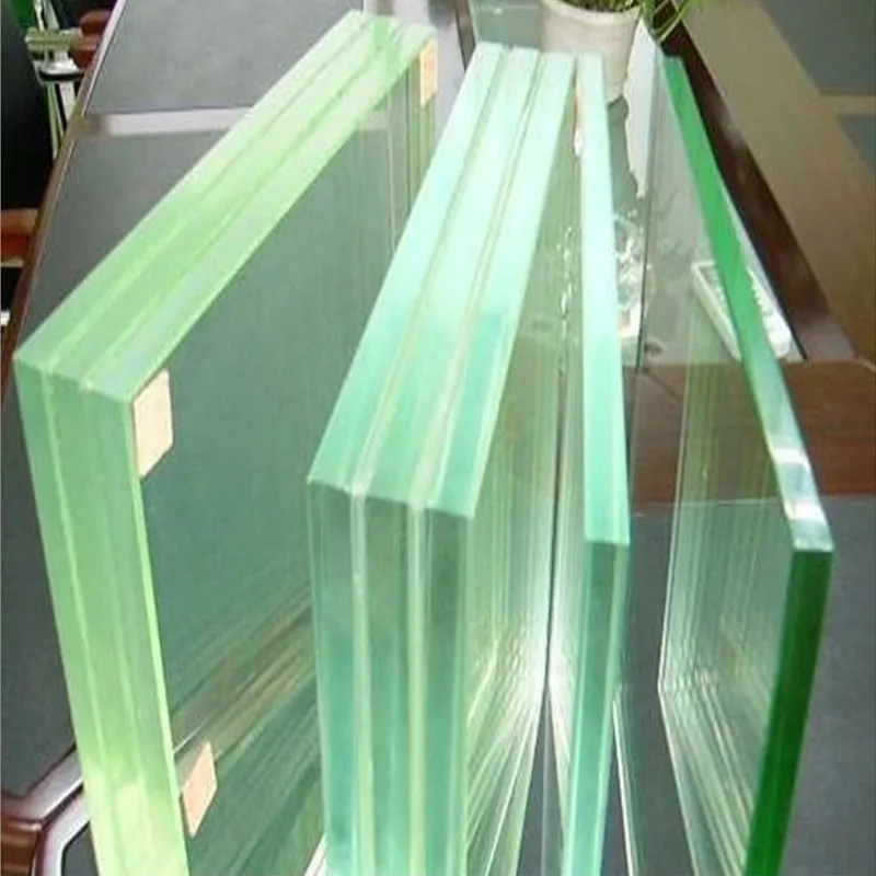 Milk white safety building material laminated glass