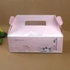 pink color take away cake cookie packaging box well-know