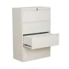 Office mobile pedestal metal iwhite 4 drawer index card box storage file cabinet