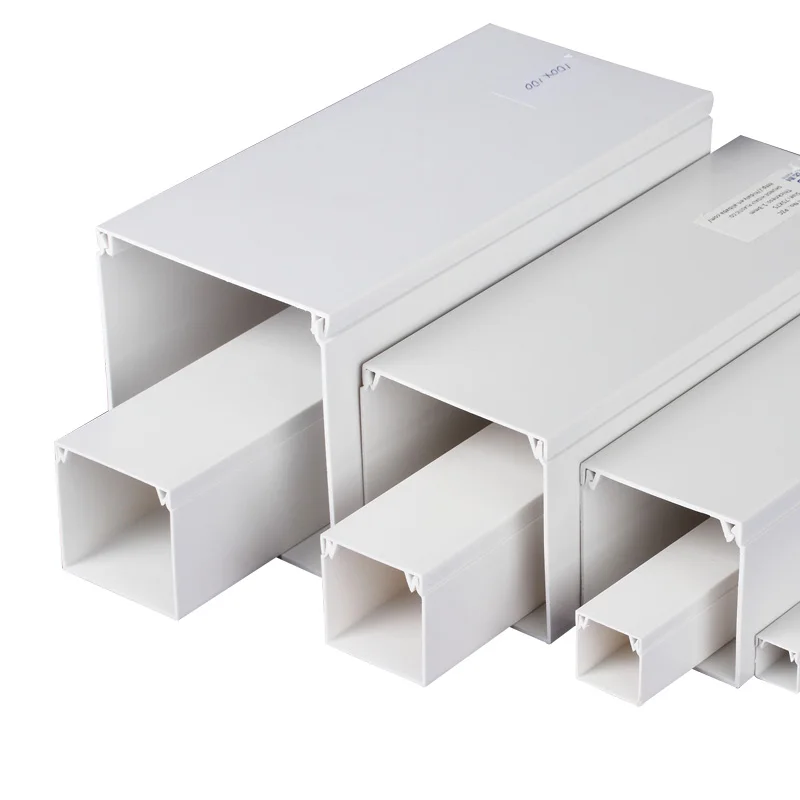 Plastic Pvc Cable Trunking Profiles