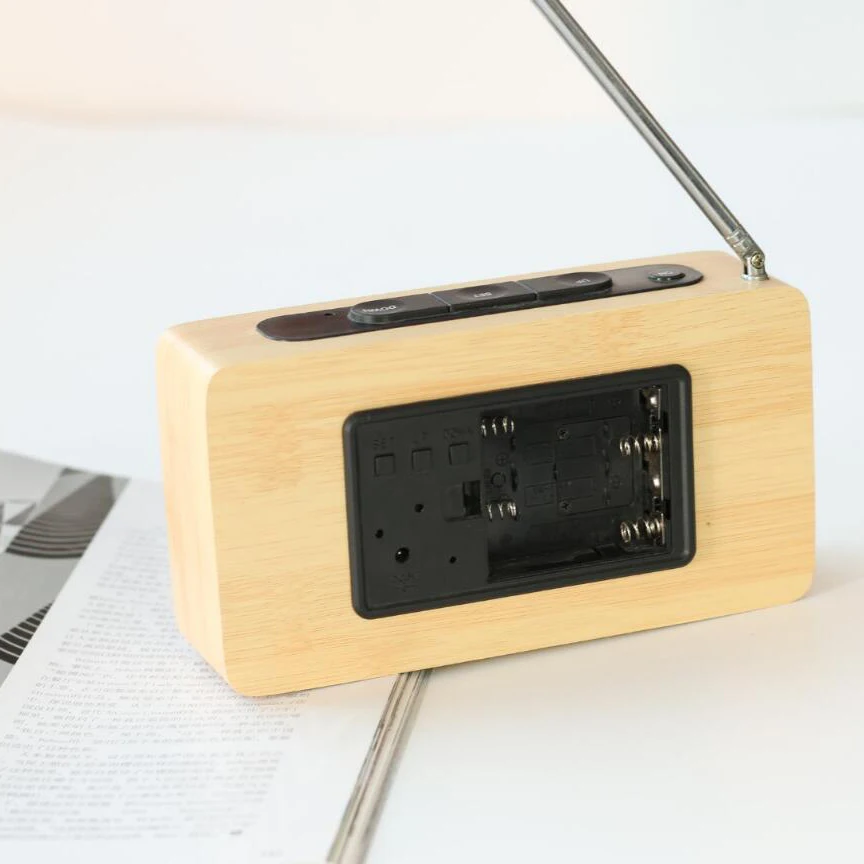 Dc921 2018 New Wood Alarm Clock Radio Buy Wooded Alarm Clock Radio