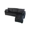 Convertible sleeper sectional corner sofa bed with storage