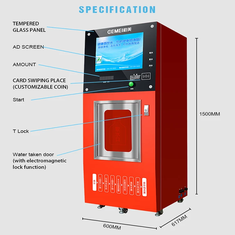 Pure Glacier Water Vending Machine Commercial Water Station Buy Glacier Water Vending Machine