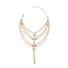 Bohemian Newest Barefoot Sandals Fashion Foot Chain Jewelry Cristal Anklet With Toe Ring in Body Jewelry Foot For Women