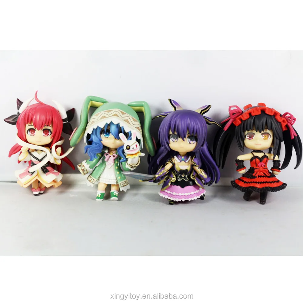 Japan Anime 4 Pcs Tanggal Hidup Yatogami Tohka Yoshinoi Tokisaki