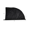 Black Car Window Curtain Cover Sun Shade Portable Rear Side Window