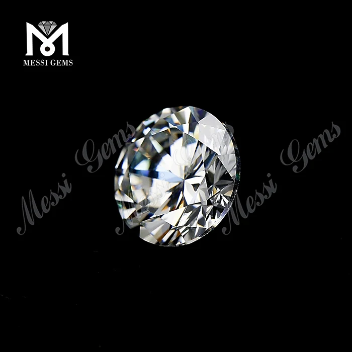 Wholesale diamant synthétique rond blanc zirconique cubique pierre