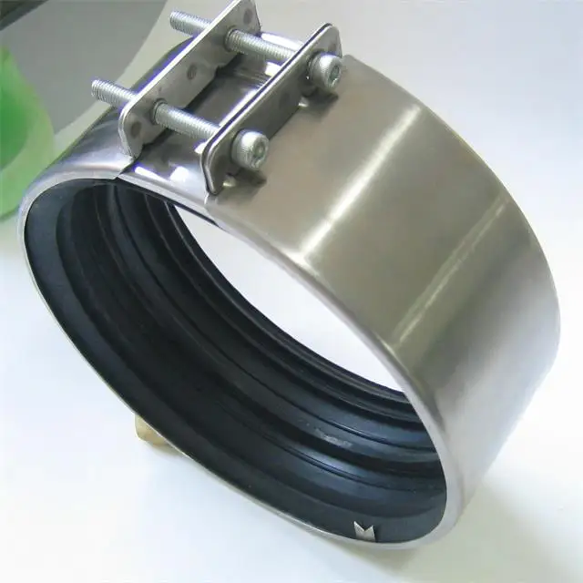 
SML EN877 cast iron pipe stainless steel rapid coupling , pipe connector, kombi kralle clamp 