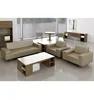 Customized 2019 Leather Office Sofa Set Comfortable Black PU Leather Single Seat Office Sofa