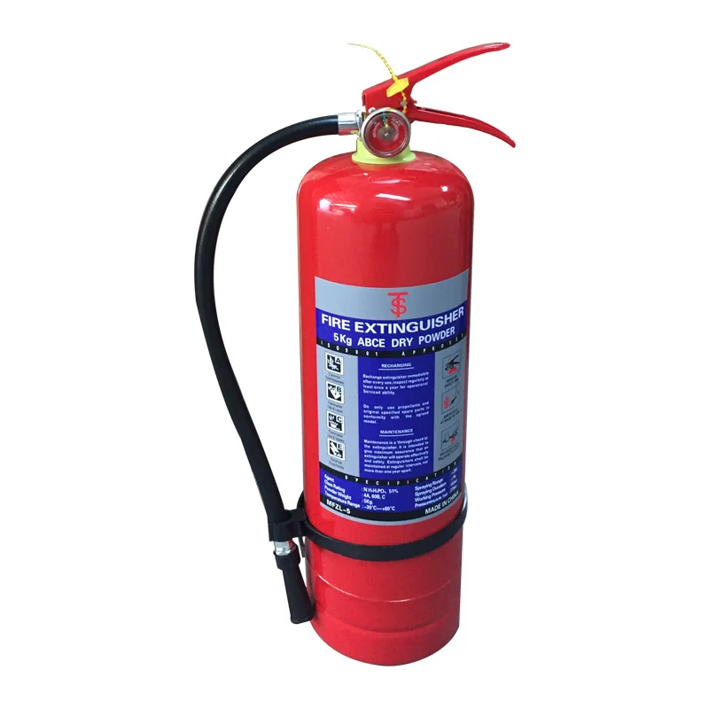 Fire Extinguisher In An Industrial Kitchen