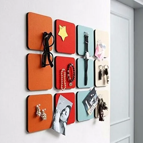 Decorative Felt Wall Panels Hexagonal Felt Wall Stickers For Home Deco