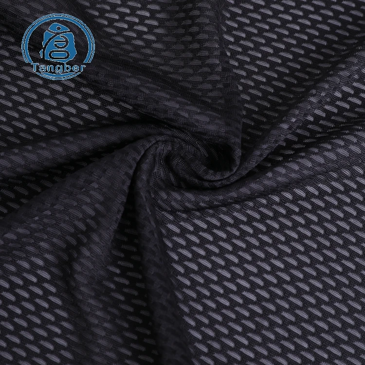 Factory direct 95% polyester 5% spandex knit air flow mesh fabric 4-way spandex sport plain net fabric