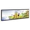 2019 Most Popular Super Slim Ad Player Price Tag 55 Inch Tv Wall Stretched Bar Led Lcd Shelf Ultra Wide Hd 4k Display Monitor