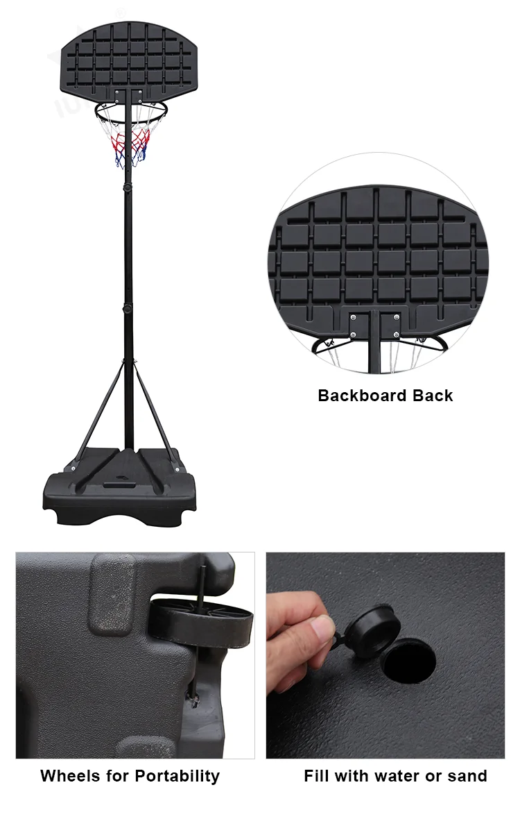 Best Price Outdoor Mobile Sports Equipment Used Basketball Goal Hoops