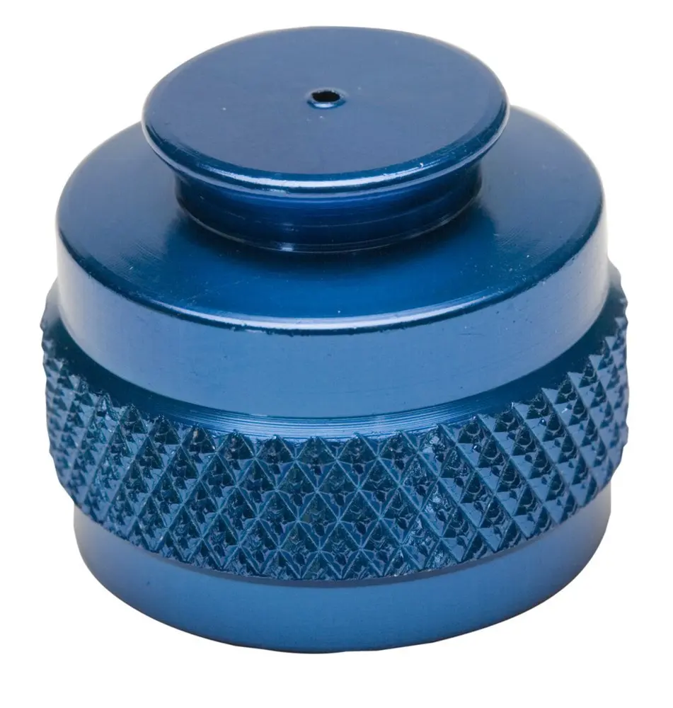 Pure Energy CO2 Tank Thread Protector Blue