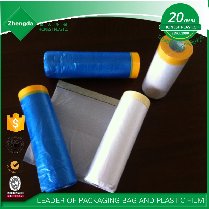 Car Paint Plastic Film Cover Tapes Masking Film Buy Car Paint Plastic