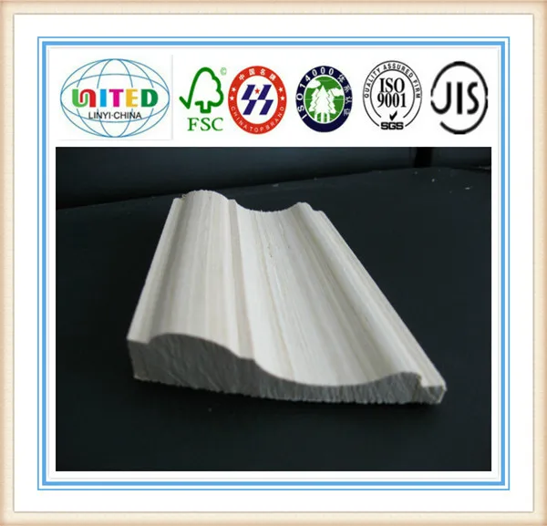 factory direct sale recon wood molding/kitchen cabinet crown molding