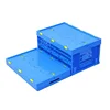 Good price 70L Foldable Folding Flat Plastic Storage Box industrial Container Basket Crate