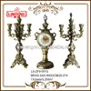 Table clock and decoration candelabra candle holder candlestick ZF919YG