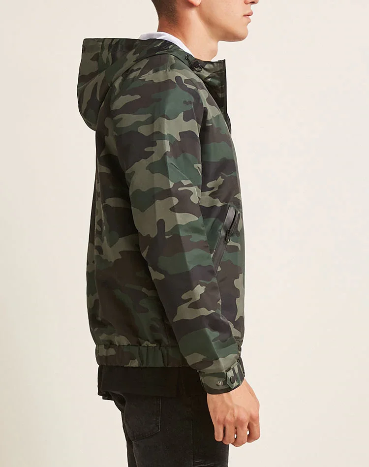 mens camo hoodie