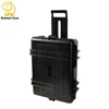 good quality large size waterproof plastic box flight case with wheels for exploration