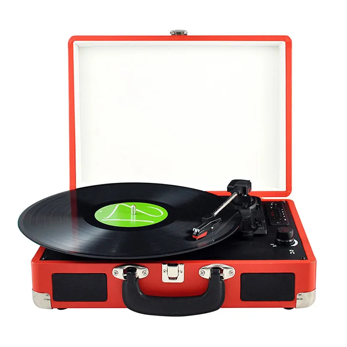 Vintage Suitcase Turntable With Wireless 4.2 & Usb Classic Wooden Suitcase Style Buy Vintage