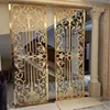 2019 New Design Room Decorative Gold Mirror finished Stainless Steel Partition Divider