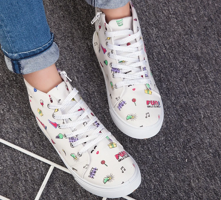 Oem High Neck Casual Cotton Fabric Shoes For Girls Kids Children And Adults Buy Kids High Neck Shoes High Neck Casual Shoes Oem High Neck Shoes Product On Alibaba Com