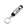Digital LED Projection Clock Time Keyring Keychain Gift Mini Transparent LCD Clock