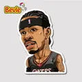 Bevle 9321 NBA Bastetball Super Star Allen Iverson Waterproof Stickers Laptop Luggage Fridge Car Graffiti Cartoon