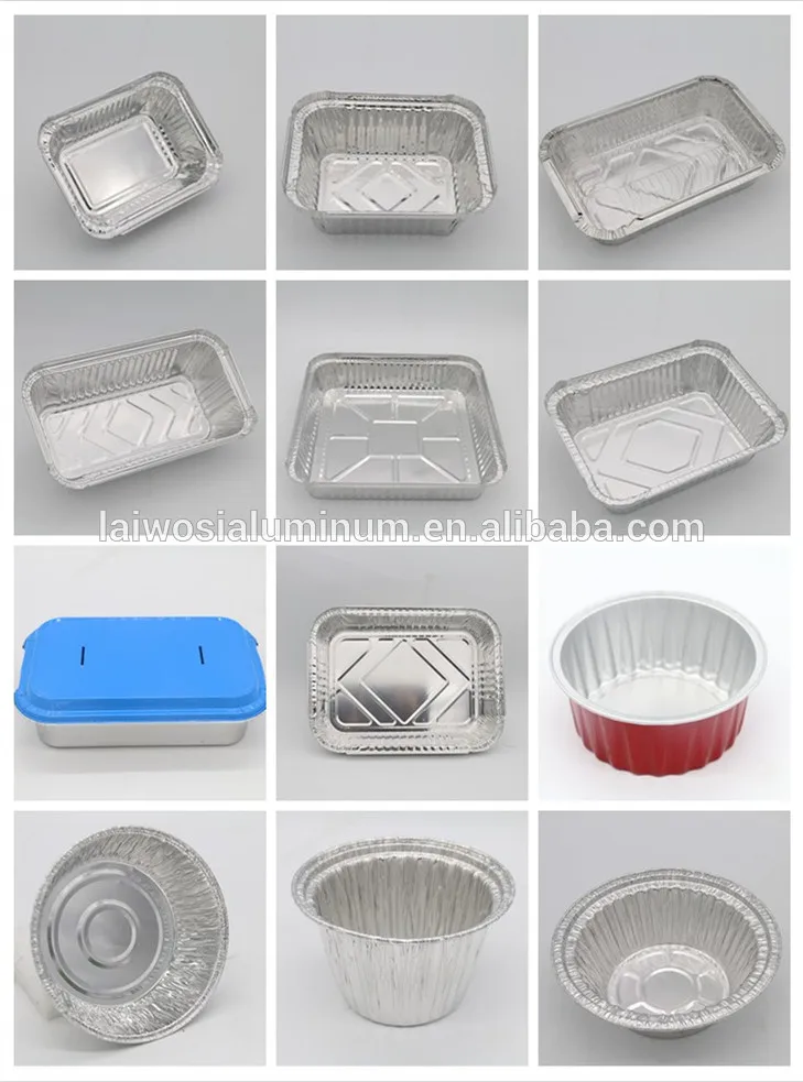 Colorful Aluminum Foil Airline Food Container/Tray