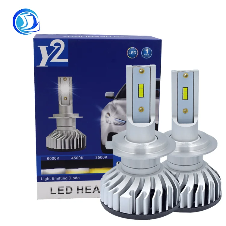 Factory selling high quality auto led headlamp  Y2 Csp H7 Car head light Cob led bulb for all light in car