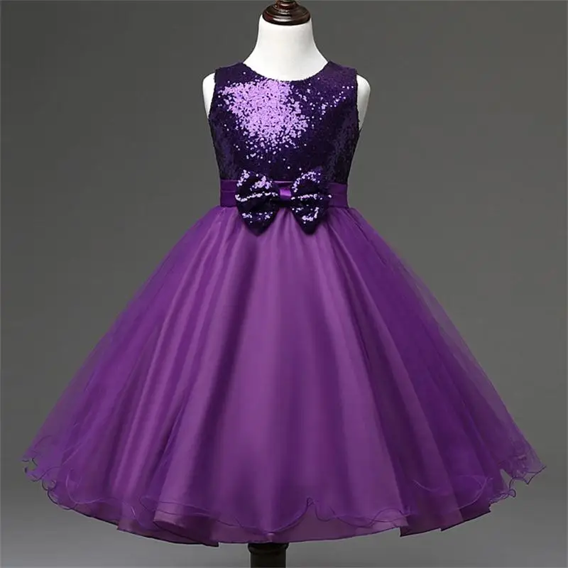 childrens purple dresses