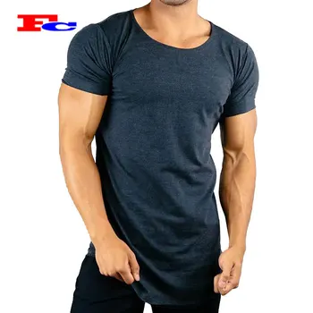 scoop neck bottom tapered mens shirt larger