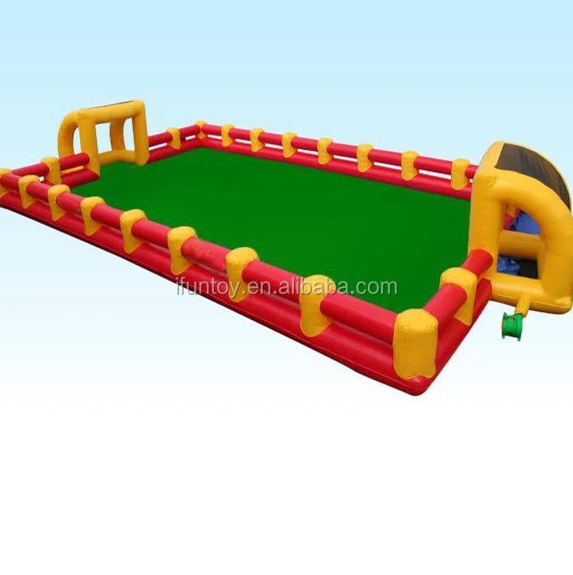 Outdoor Human Foosball Inflatable Human Table Soccer Slip N Slide