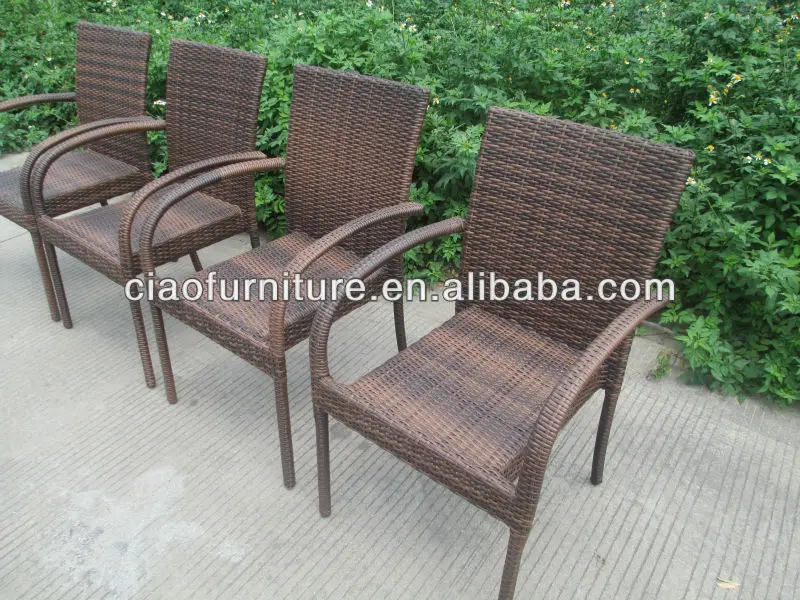 Aluminium Garden Plastic Rattan Chair Stackable Chairs Wholesale Buy Stackable Chairs