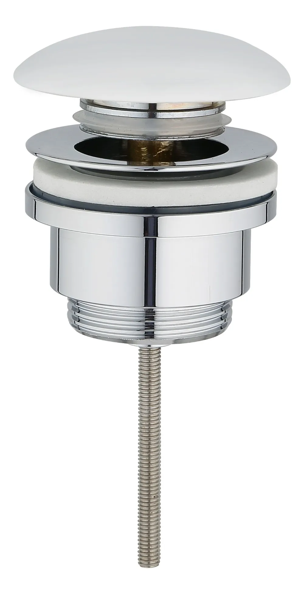 Free Sample White Cap Bathroom Sink Pop Up Basin Waste Plugs For Wash Basins Buy Pop Up Plugs