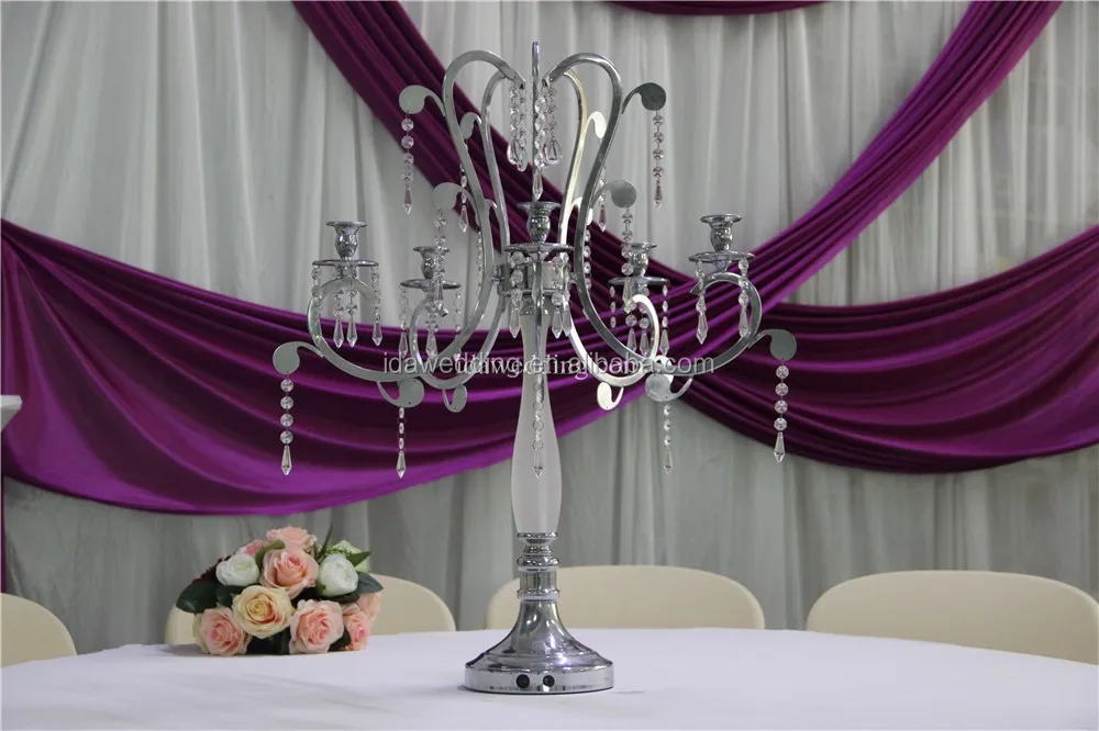 Wedding cristal candelabros/centros de mesa candelabros wedding ... Wedding Candelabros diseño