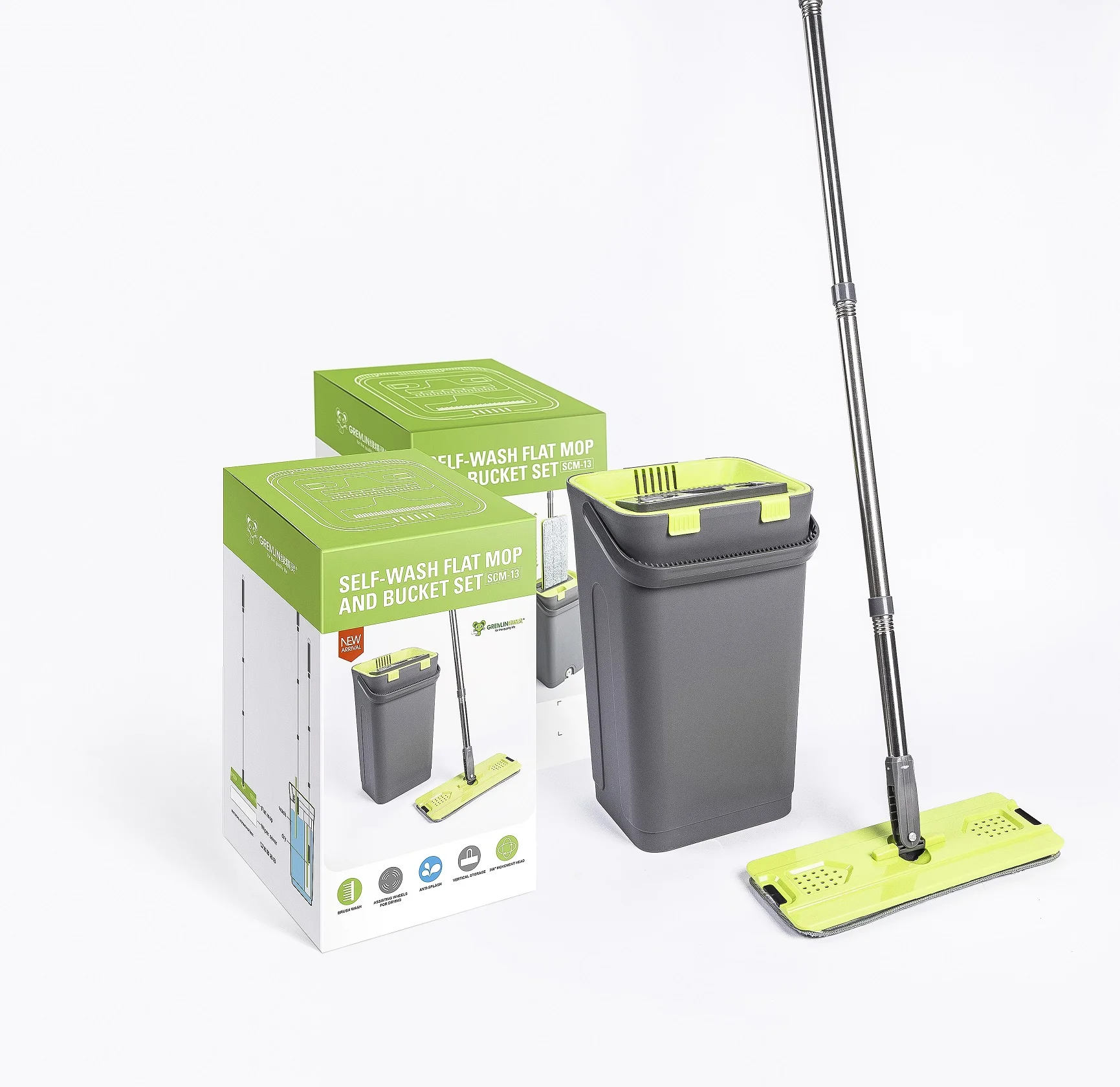 washable squeeze mop