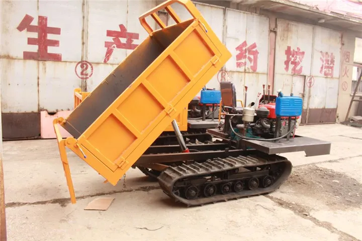2 Ton Multi-function crawler transportation dump truck for loader