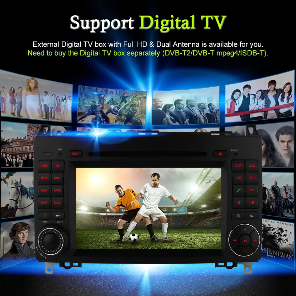 Discount HD 1024 Android 6.0 Car DVD Player for Mercedes Benz B200 W169 A160 Viano Vito GPS Radio DAB Stereo Octa 8 Core CPU 2GB RAM 18