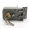 Factory price Mexico 625 painted finish cerradura para puertas de seguridad sobreponer brass zamak old door tiger rim lock