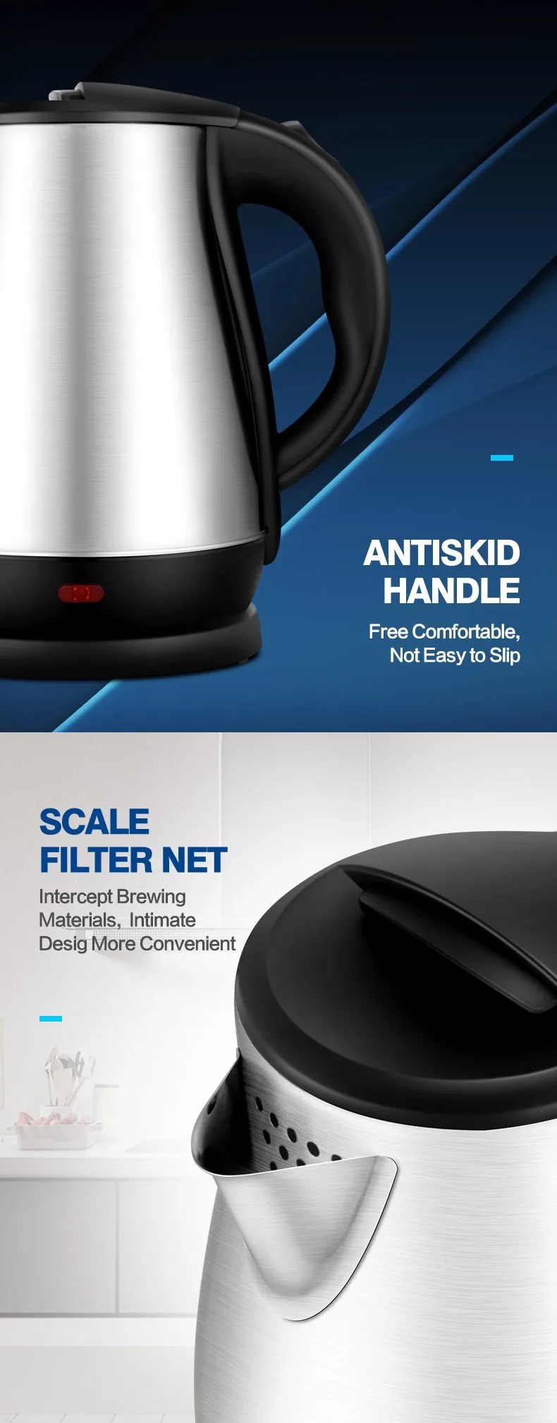 Stainless Steel Water Electric Kettle