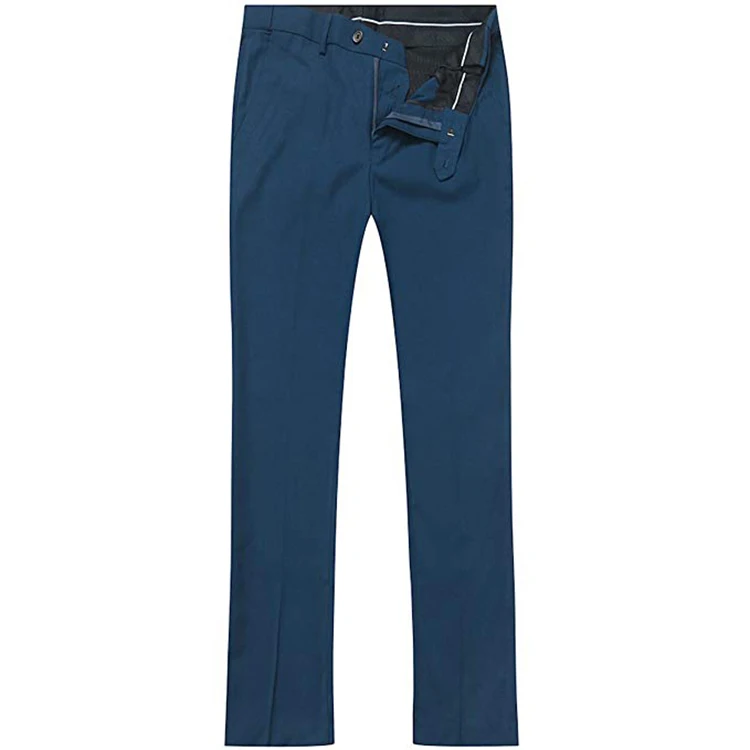 6-Piece Tuxedo Package with Flat Front Pants & Aqua Vest Sizes 35-64 Long 